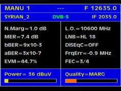 Arabsat 2B at 30.5 e _ KU footprint _12 635 V Syria 2 _ Q data