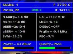 Express AM1 at 40.0 E-footprint in C band-3 739 R Rossia RR-Q data