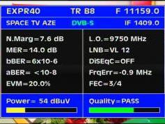 Express AM1 at 40.0°E _  11 159 V Space TV _ Q  data